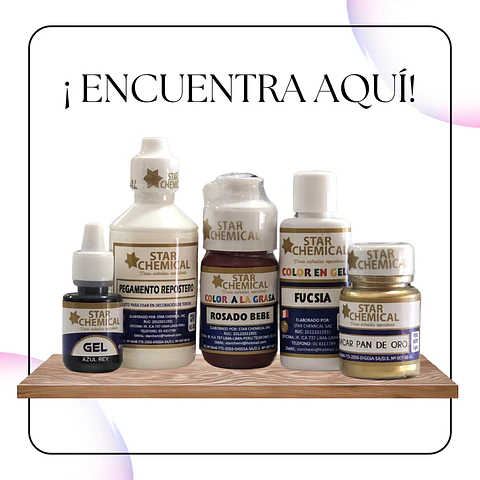 COLORANTE EN GEL TURQUESA STAR CHEMICAL 30G