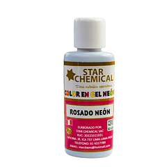COLORANTE EN GEL ROSADO NEON STAR CHEMICAL 30G