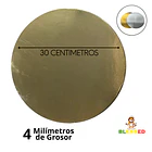 BANDEJA REDONDA 30 CM 4MM 2