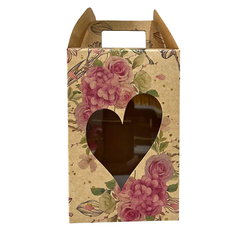 CAJA GIGANTE MICA MADRE CORAZON ROSA