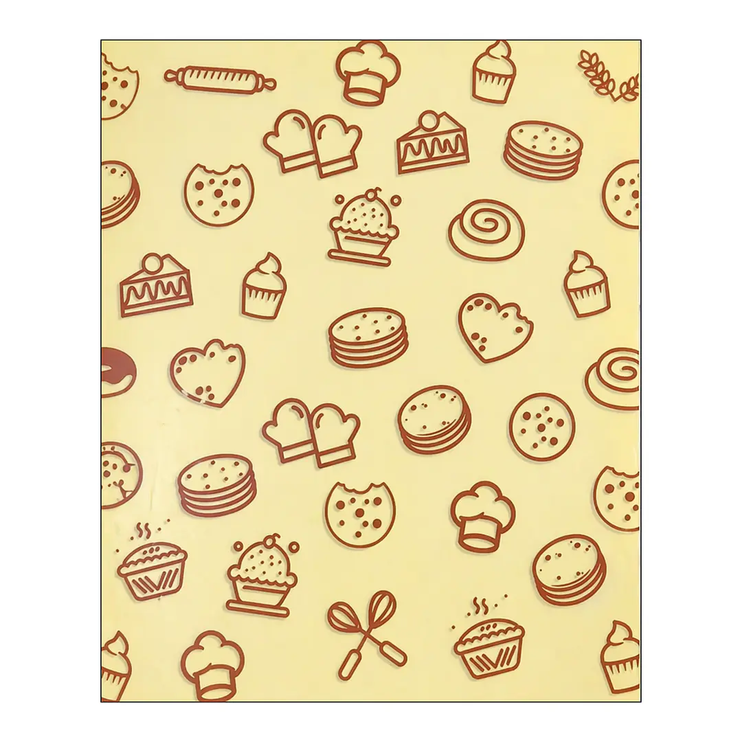 PAPEL ANTIGRASA 100 UN. DISEÑO REPOSTERIA BLANCO
