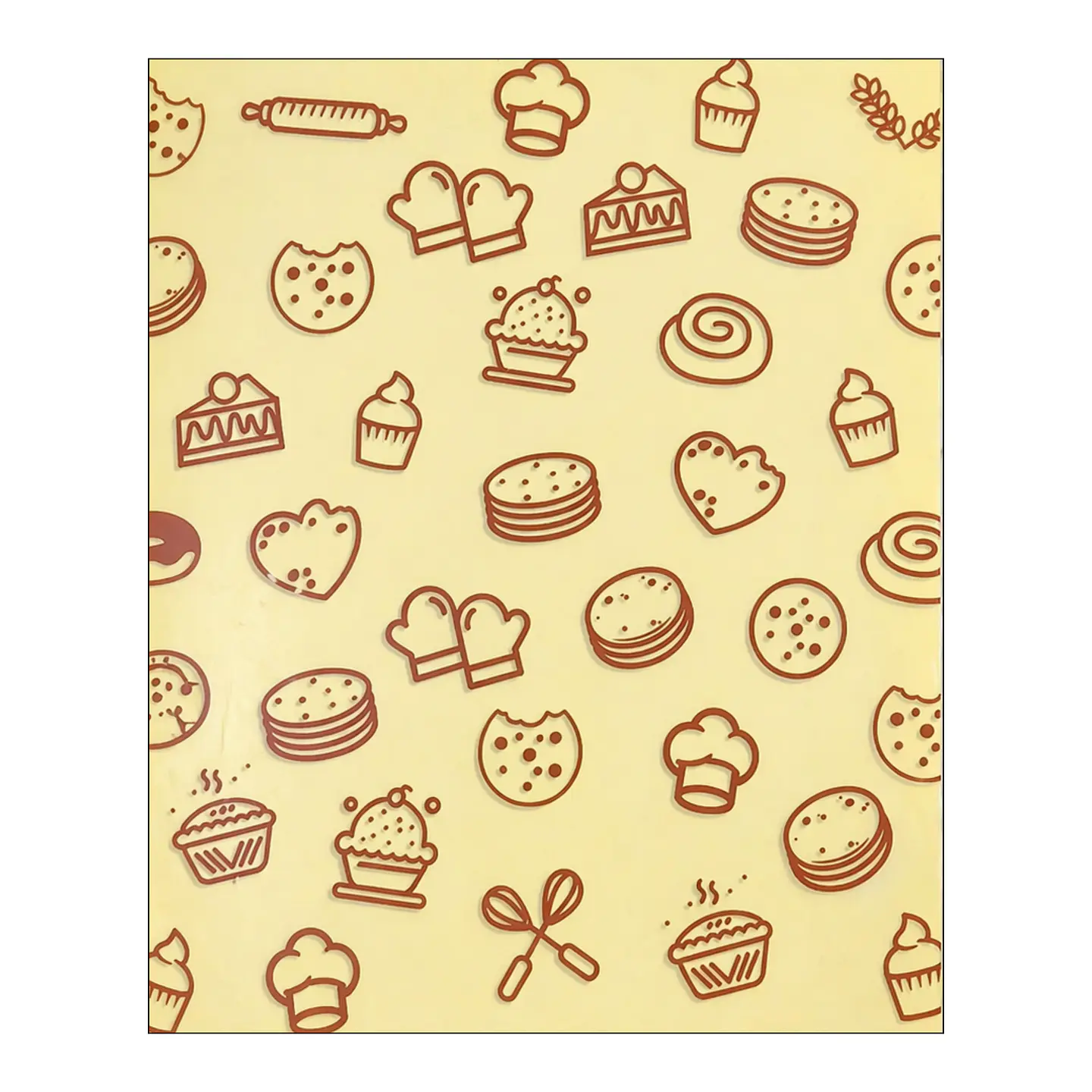 PAPEL ANTIGRASA 100 UN. DISEÑO REPOSTERIA BLANCO 1