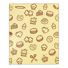 PAPEL ANTIGRASA 100 UN. DISEÑO REPOSTERIA BLANCO