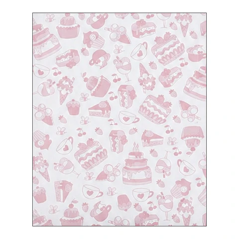 PAPEL ANTIGRASA 100UN DISEÑO PASTEL ROSADO