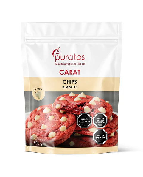 CARAT CHIPS CHOCOLATE BLANCO 500 G PURATOS