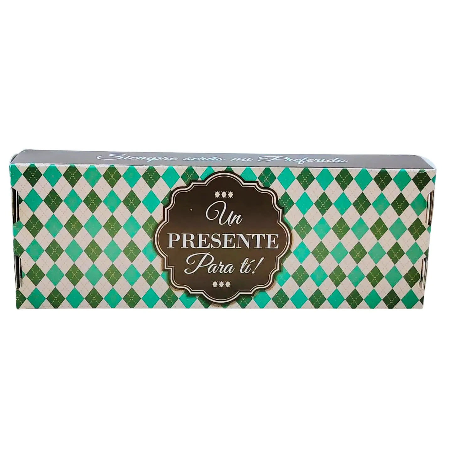 CAJA DIA DEL PADRE 3 ALFAJORES ROMBOS 3