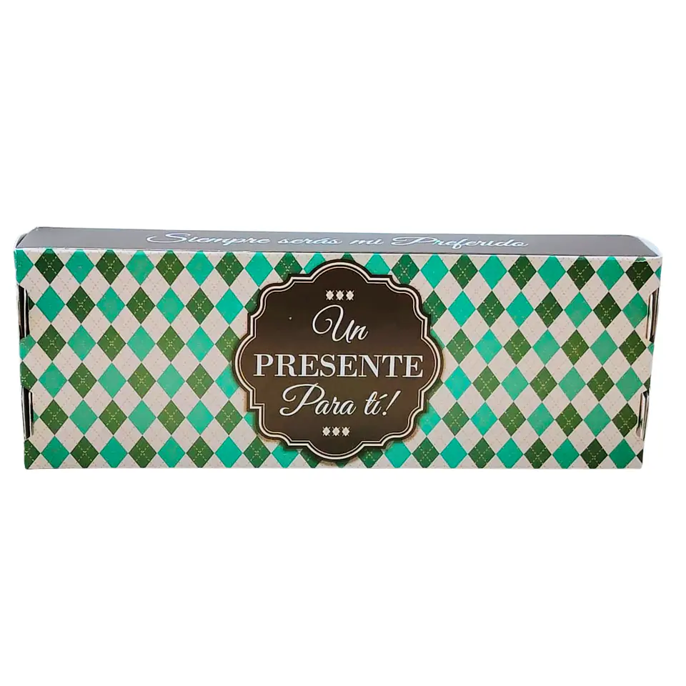 CAJA DIA DEL PADRE 3 ALFAJORES ROMBOS 3