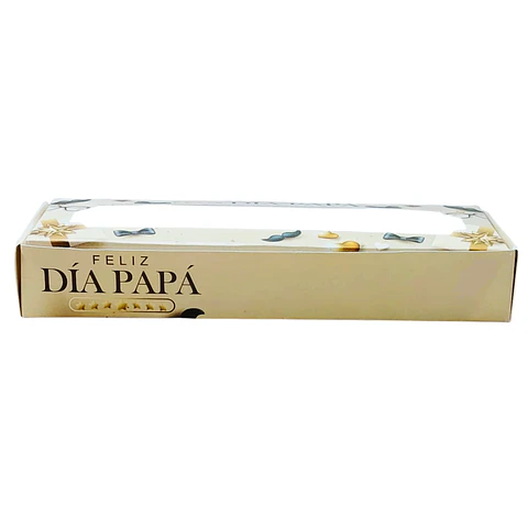 CAJA DIA DEL PADRE 3 ALFAJORES BEIGE
