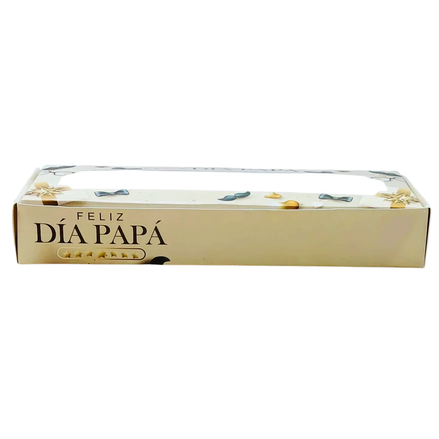 CAJA DIA DEL PADRE 3 ALFAJORES BEIGE 2