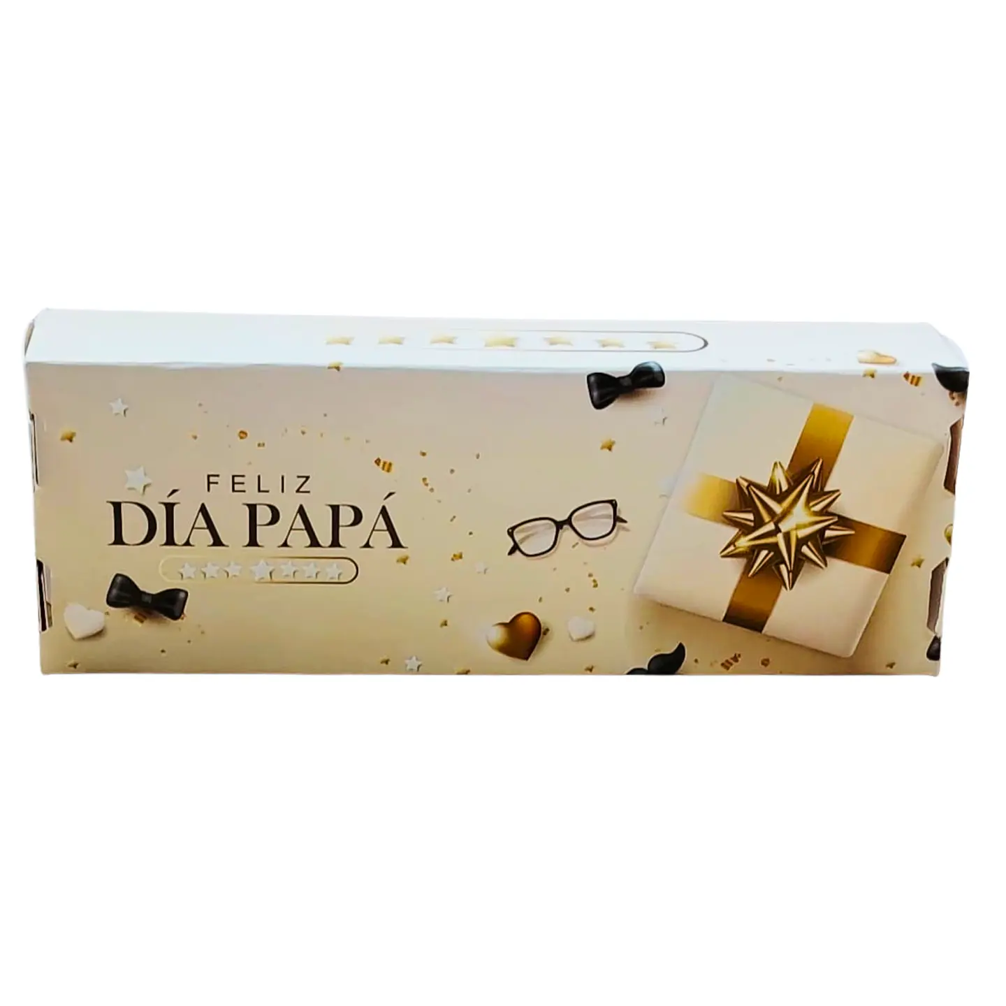 CAJA DIA DEL PADRE 3 ALFAJORES BEIGE 3