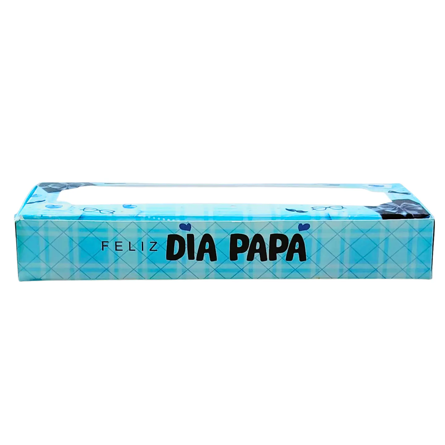 CAJA DIA DEL PADRE 3 ALFAJORES CELESTE 2