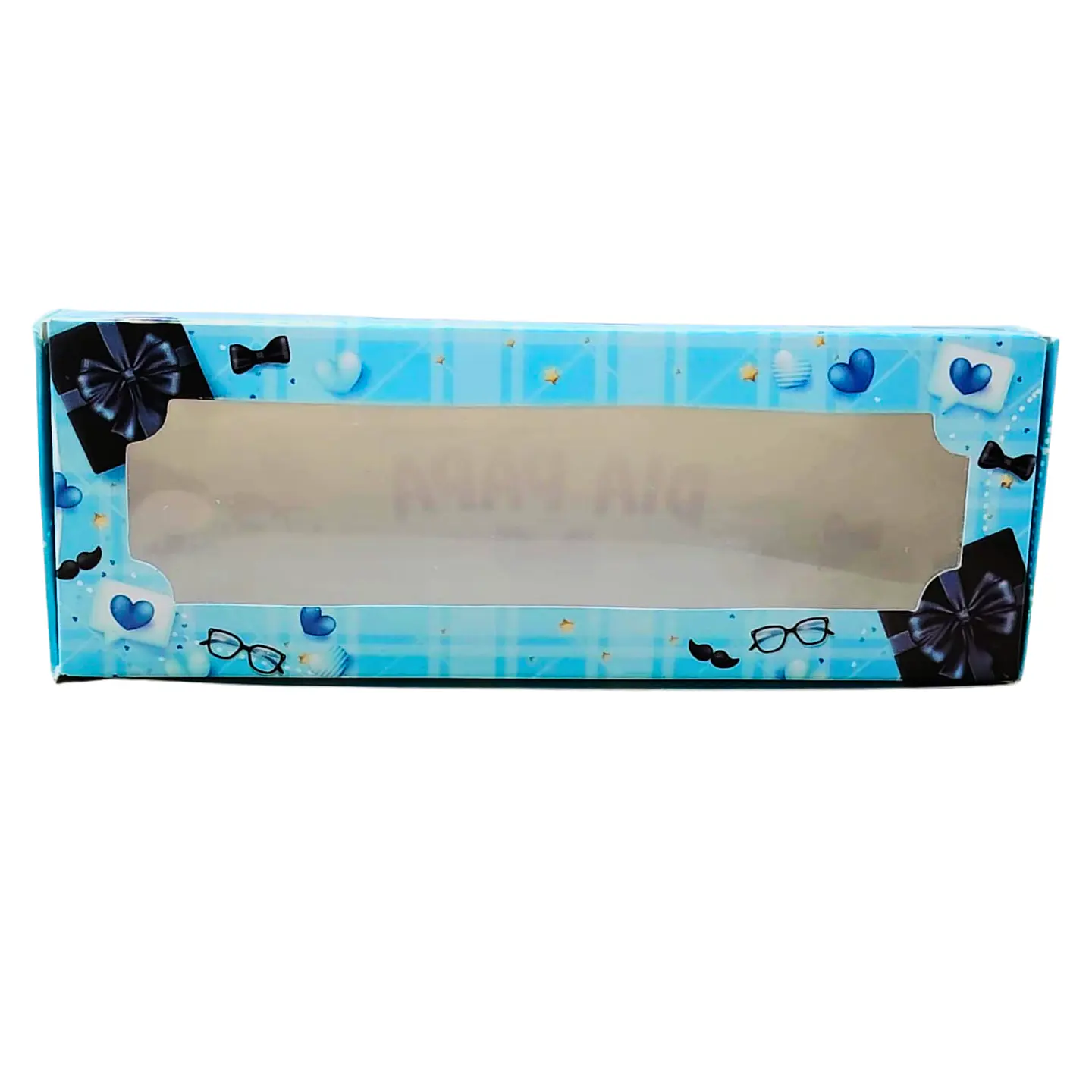 CAJA DIA DEL PADRE 3 ALFAJORES CELESTE 1