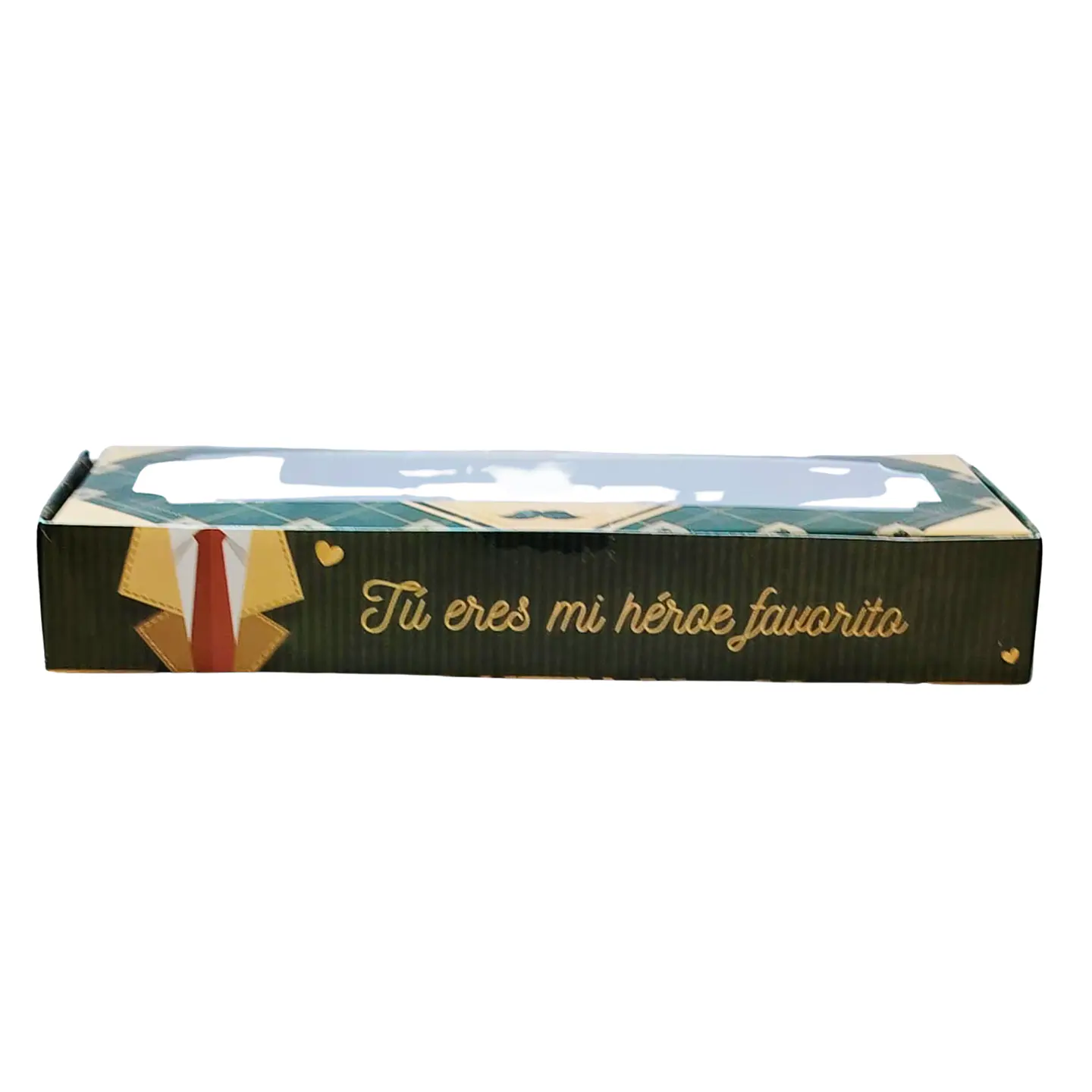 CAJA DIA DEL PADRE 3 ALFAJORES CORBATA 2