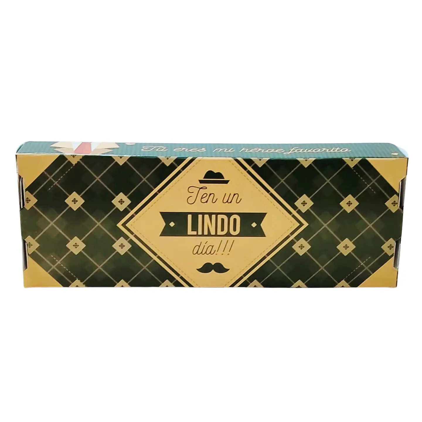 CAJA DIA DEL PADRE 3 ALFAJORES CORBATA 3