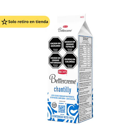 BETTERCREME CHANTILLY 907G RICHS