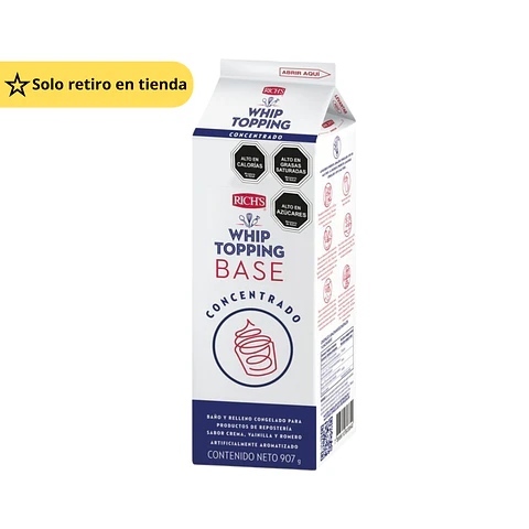 WHIP TOPPING BASE 907G RICHS