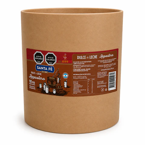 DULCE DE LECHE REPOSTERO SANTA FE 10 KG.