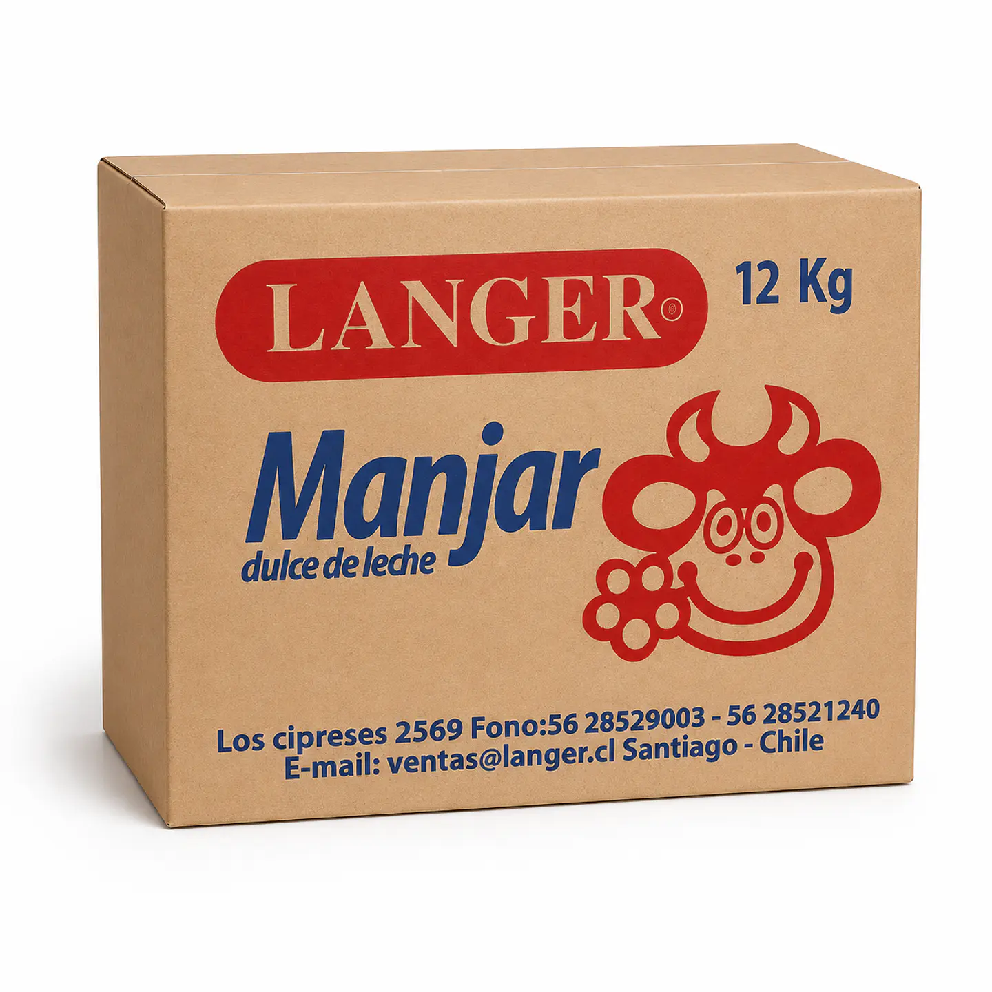 DULCE DE LECHE LANGER CAJA 12 KG 1
