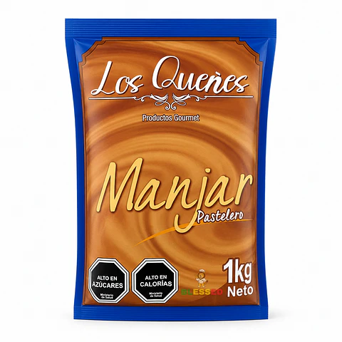 MANJAR PASTELERO LOS QUEÑES 1KG