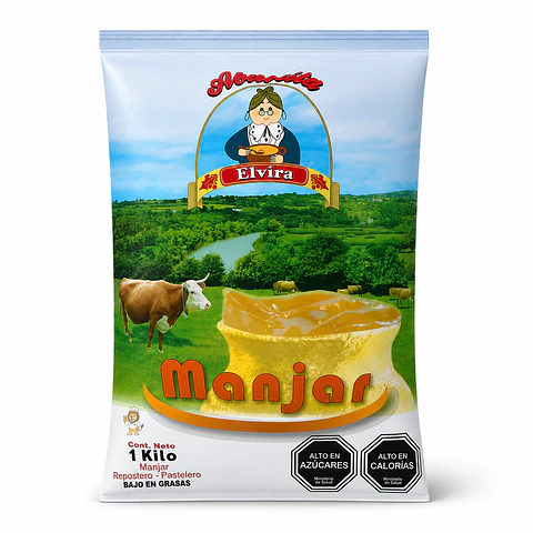 MANJAR ABUELITA ELVIRA 1 KG REPOSTERO PASTELERO