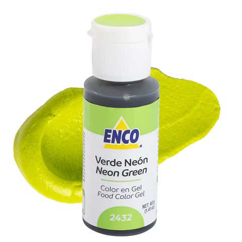 COLORANTE GEL 40GR VERDE NEÓN ENCO