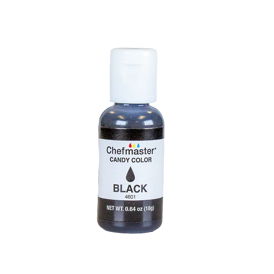 COLORANTE CANDY COLOR 18GR CHEFMASTER · BLACK 1