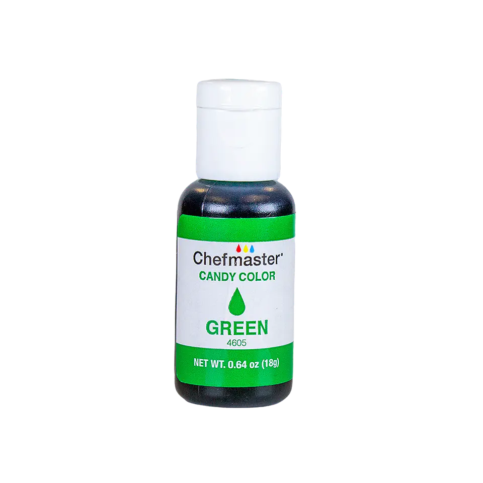 COLORANTE CANDY COLOR 18GR CHEFMASTER · GREEN 1