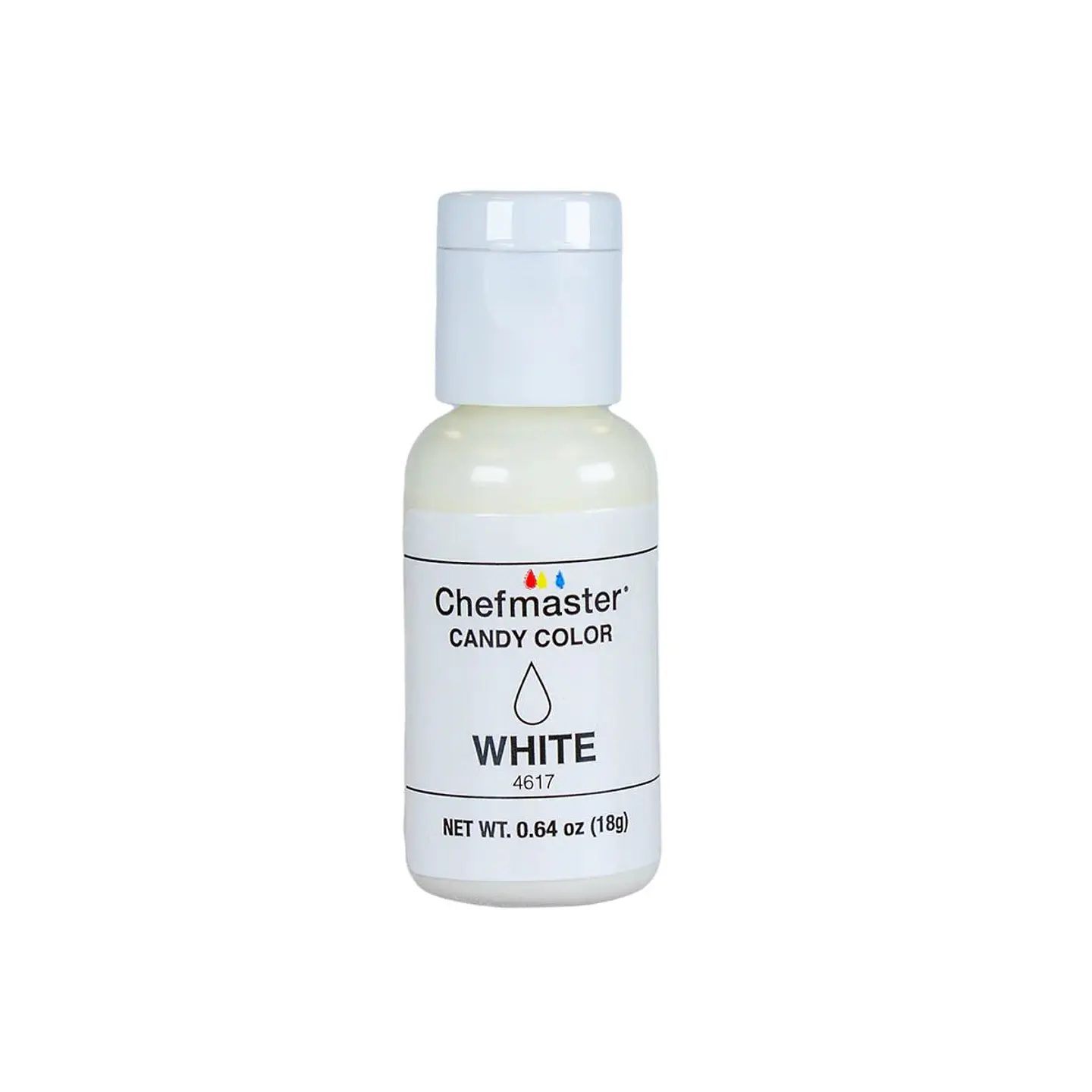 COLORANTE CANDY COLOR 18GR CHEFMASTER · WHITE 1