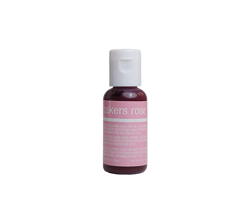 COLORANTE GEL 20GR CHEFMASTER · BAKERS ROSE 1