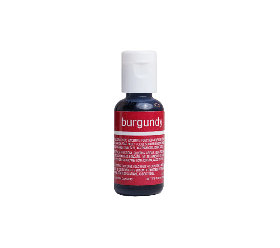 Colorante Gel Burgundy Chefmaster 20 gr. .