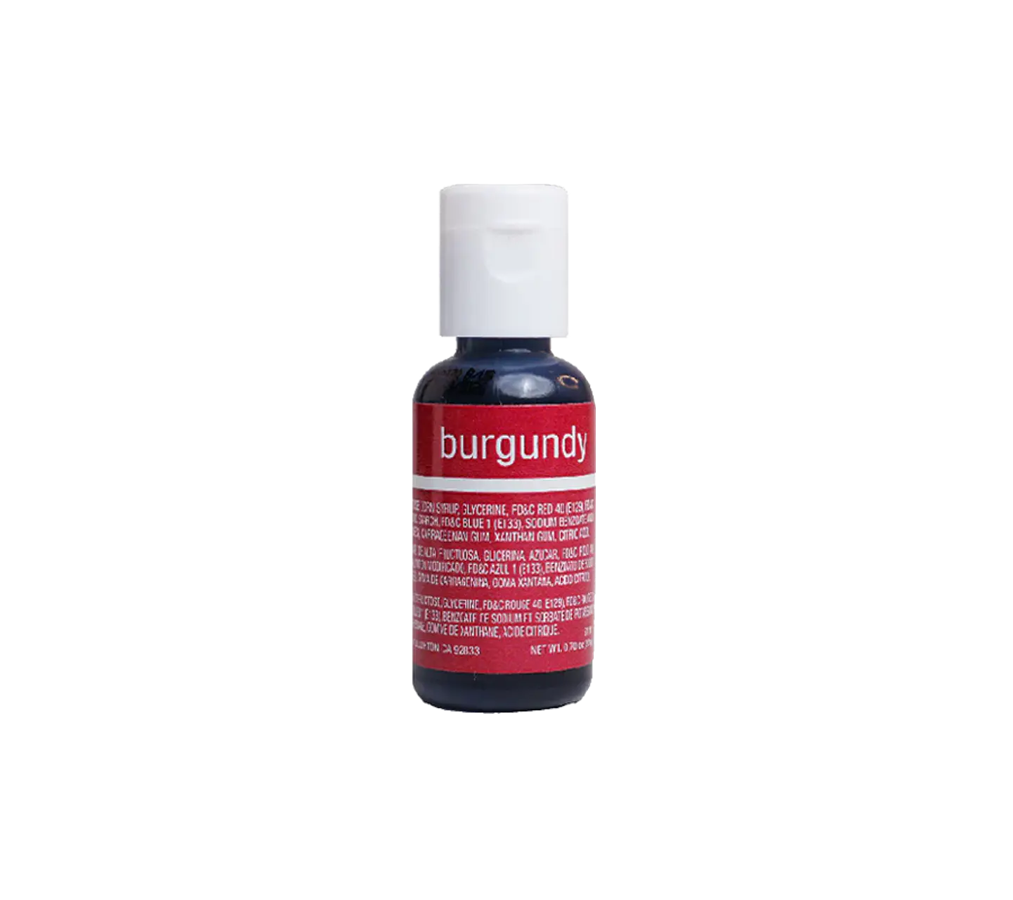 COLORANTE GEL 20GR CHEFMASTER · BURGUNDY 1
