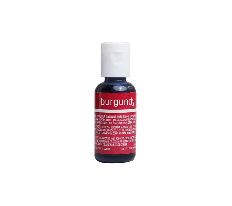 COLORANTE GEL 20GR CHEFMASTER · BURGUNDY 1