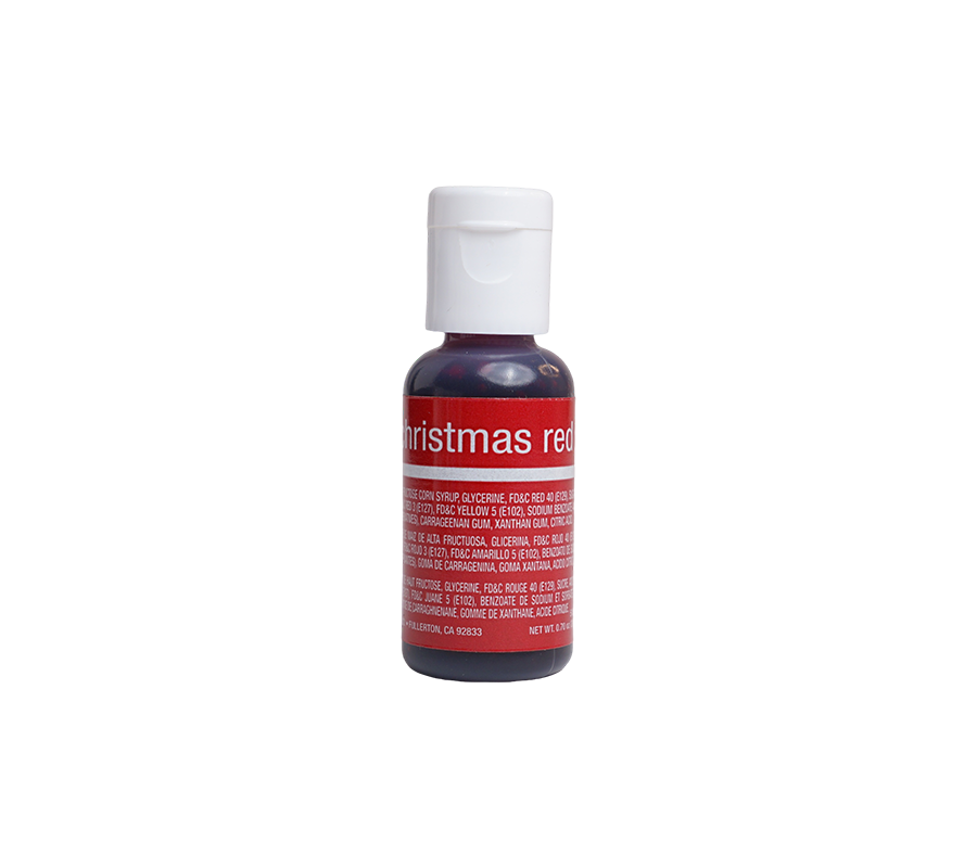 Colorante Gel Christmas Red Chefmaster 20 gr. .
