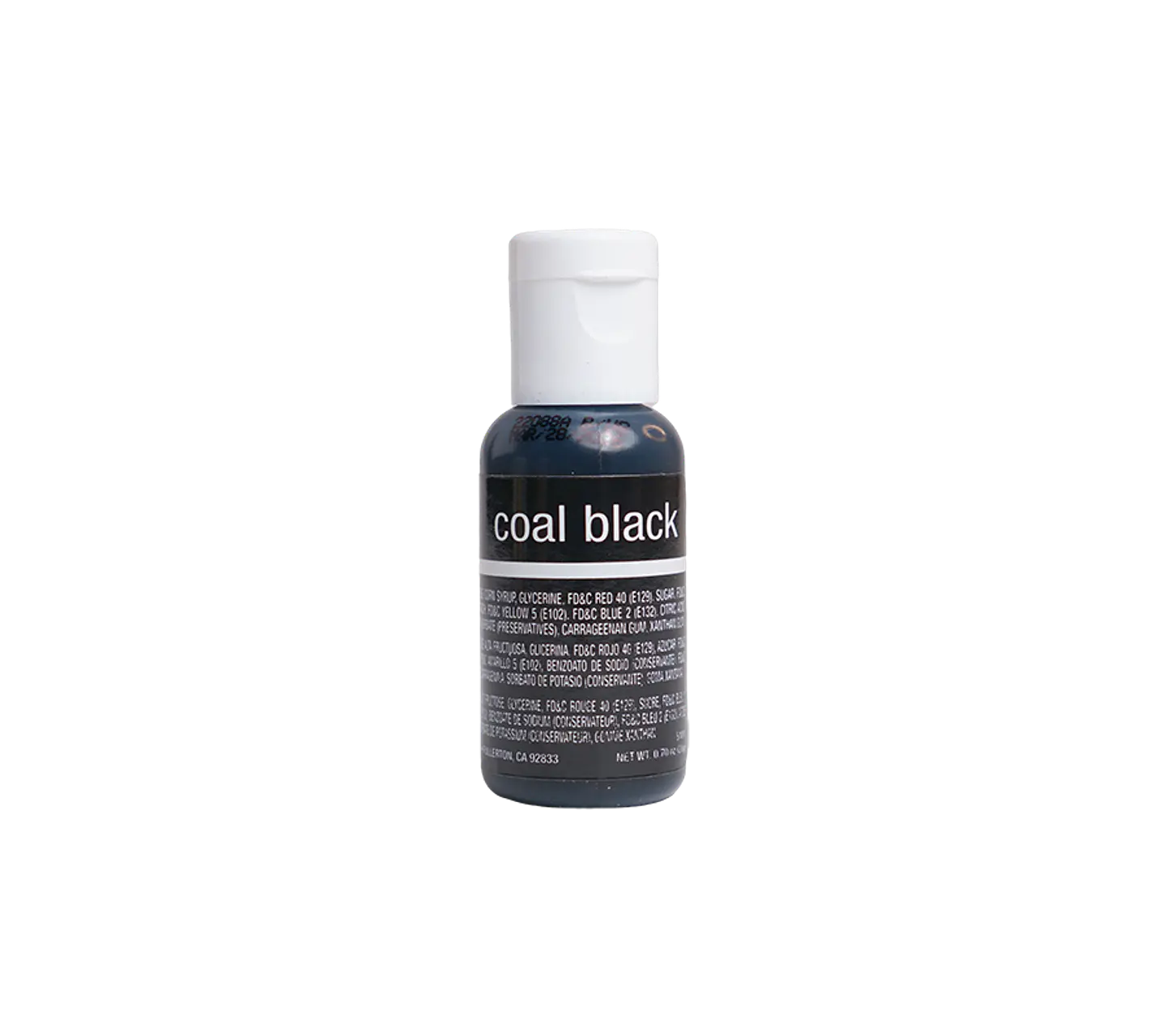 COLORANTE GEL 20GR CHEFMASTER · COAL BLACK 1