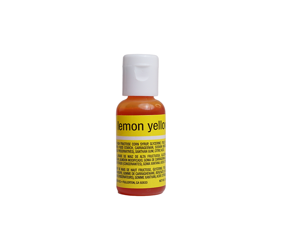 Colorante Gel Lemon Yellow Chefmaster 20 gr. .