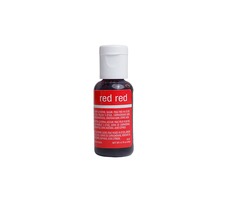 COLORANTE GEL 20GR CHEFMASTER · RED RED 1