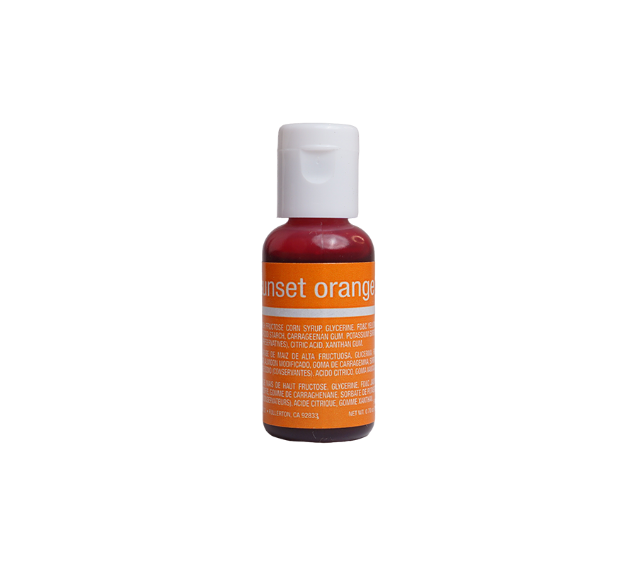 Colorante Gel Sunset Orange Chefmaster 20 gr. .