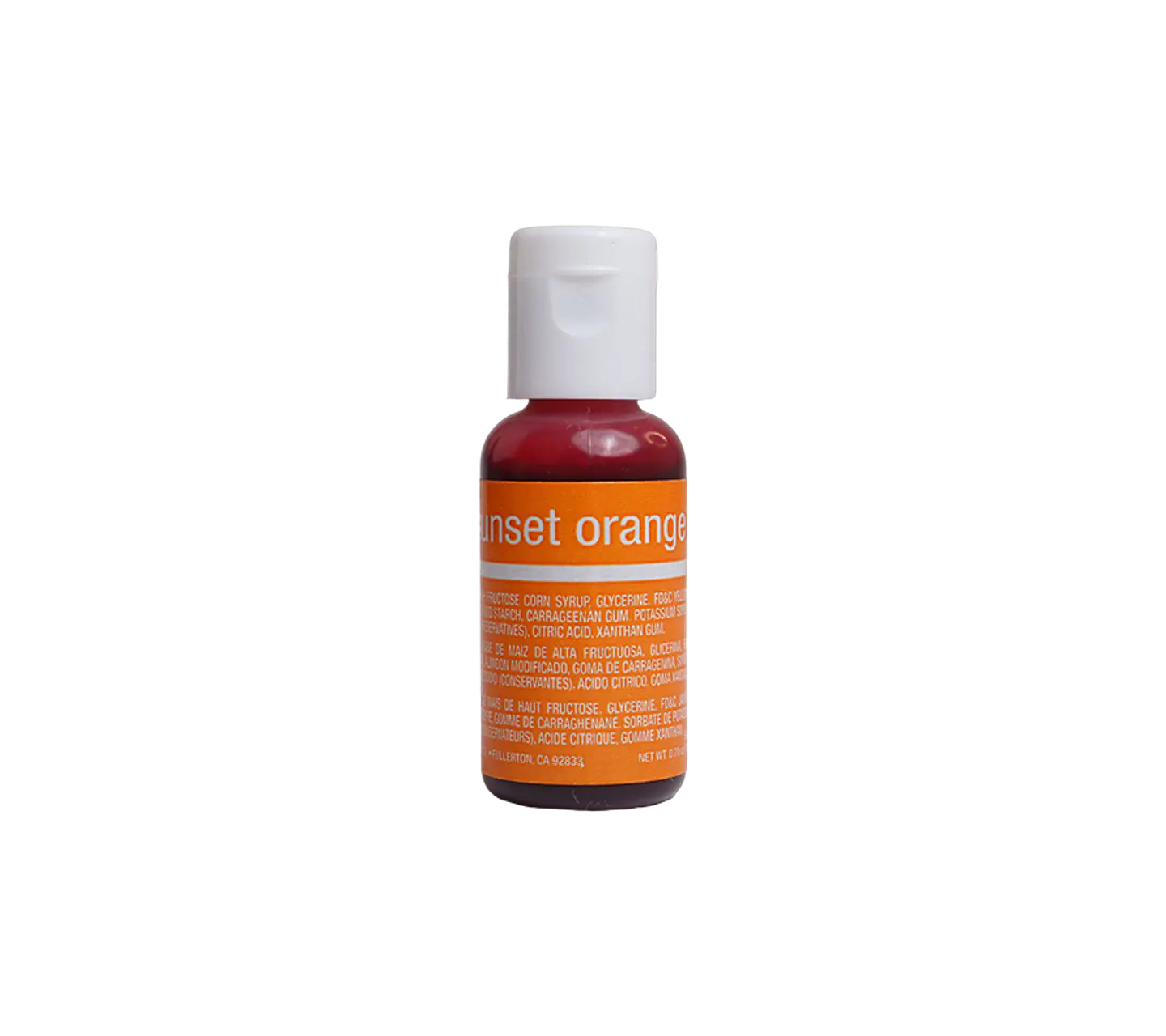 COLORANTE GEL 20GR CHEFMASTER · SUNSET ORANGE 1