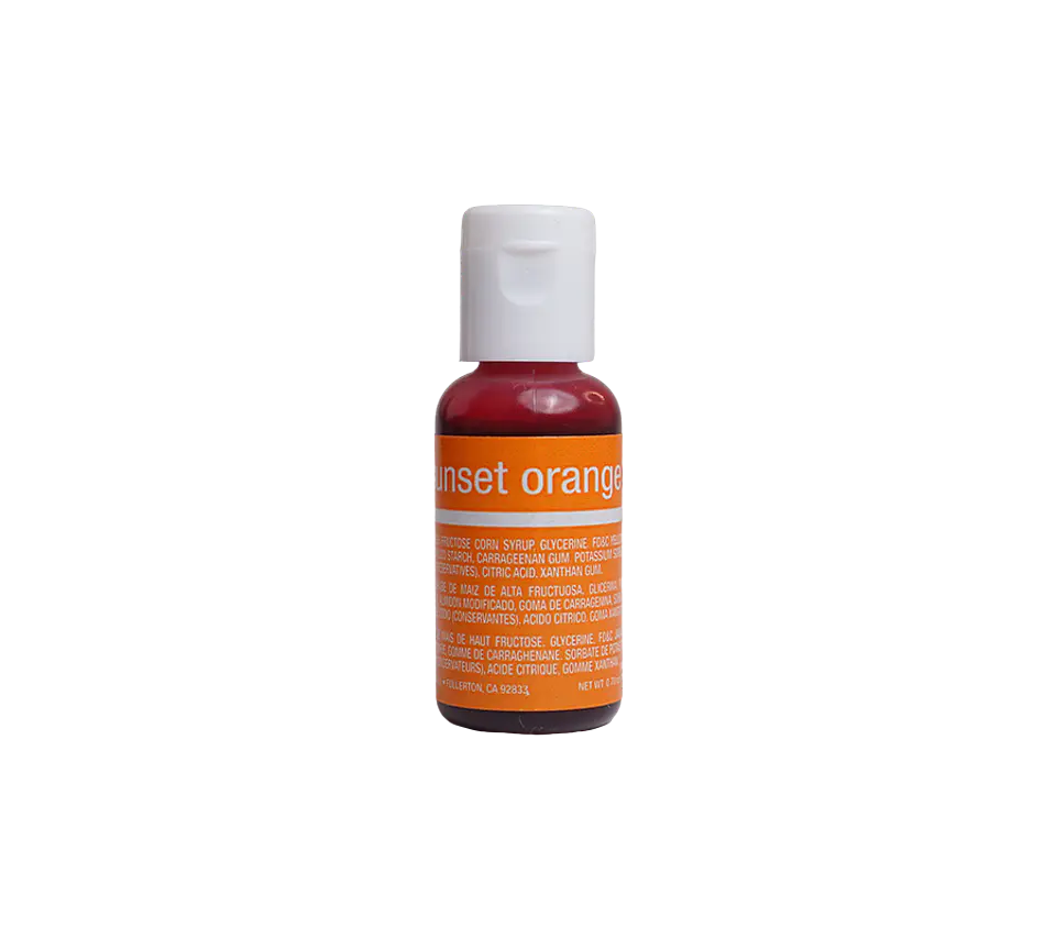 COLORANTE GEL 20GR CHEFMASTER · SUNSET ORANGE 1