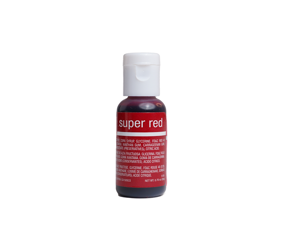 Chefmaster Gel Super Red 20g.