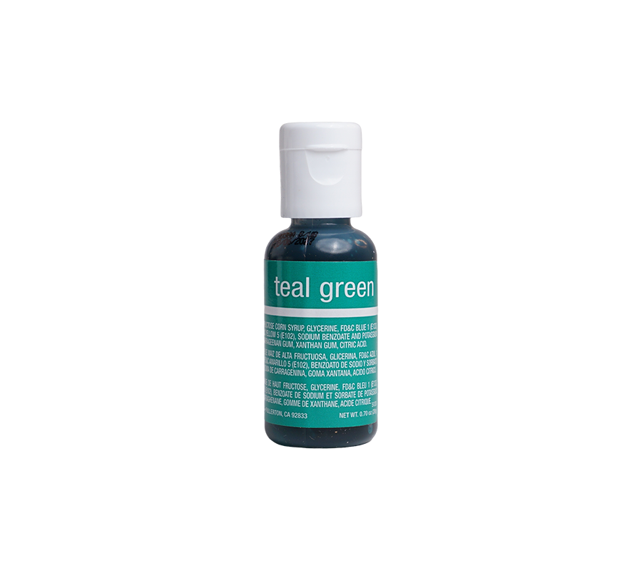 Colorante Gel Teal Green Chefmaster 20 gr. .
