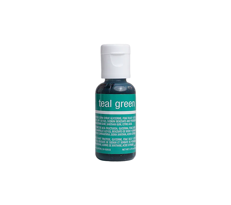COLORANTE GEL 20GR CHEFMASTER · TEAL GREEN 1