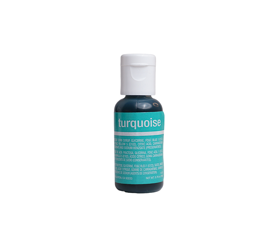 Colorante Gel Turquoise Chefmaster 20 gr. .