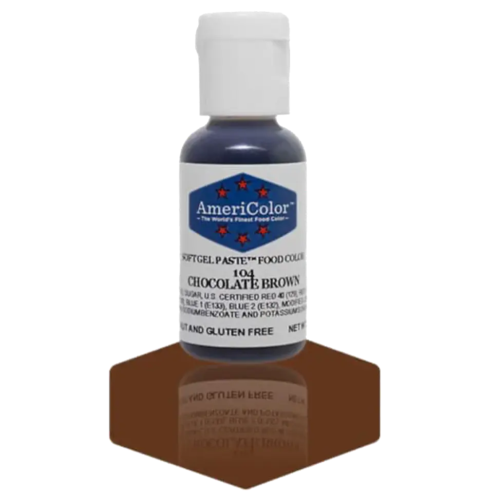 COLORANTE GEL 21GR AMERICOLOR · CHOCOLATE BROWN 1