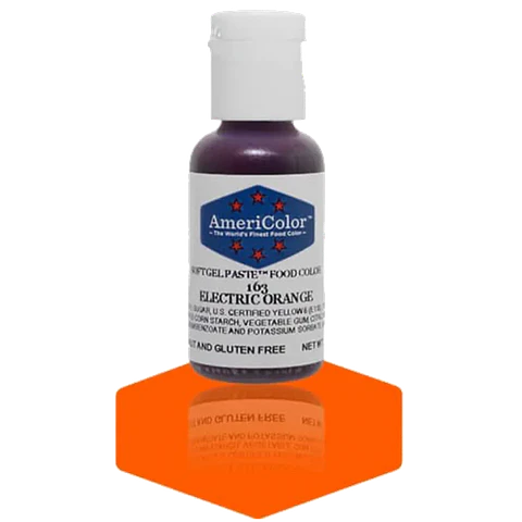 COLORANTE GEL 21GR AMERICOLOR · ELECTRIC ORANGE