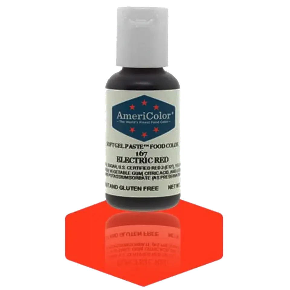 COLORANTE GEL 21GR AMERICOLOR · ELECTRIC RED 1