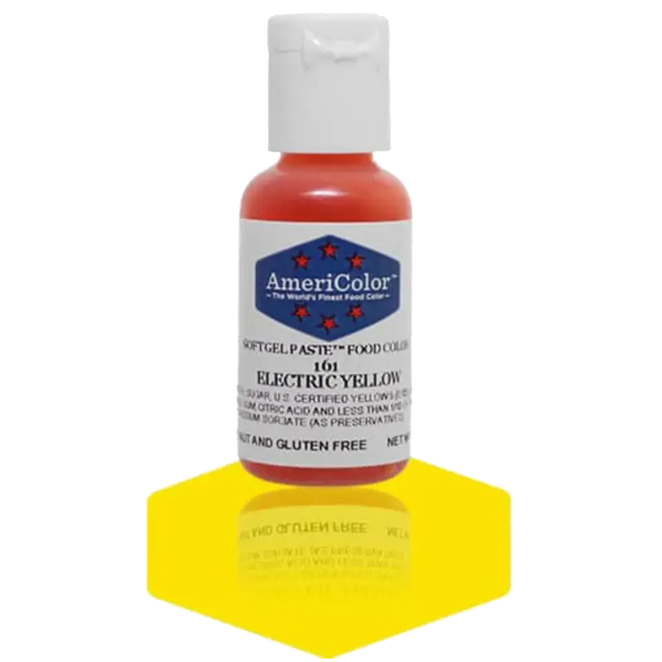 COLORANTE GEL 21GR AMERICOLOR · ELECTRIC YELLOW 1
