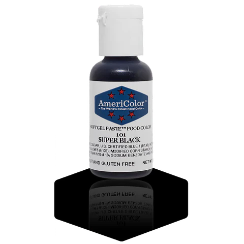 COLORANTE GEL 21GR AMERICOLOR · SUPER BLACK