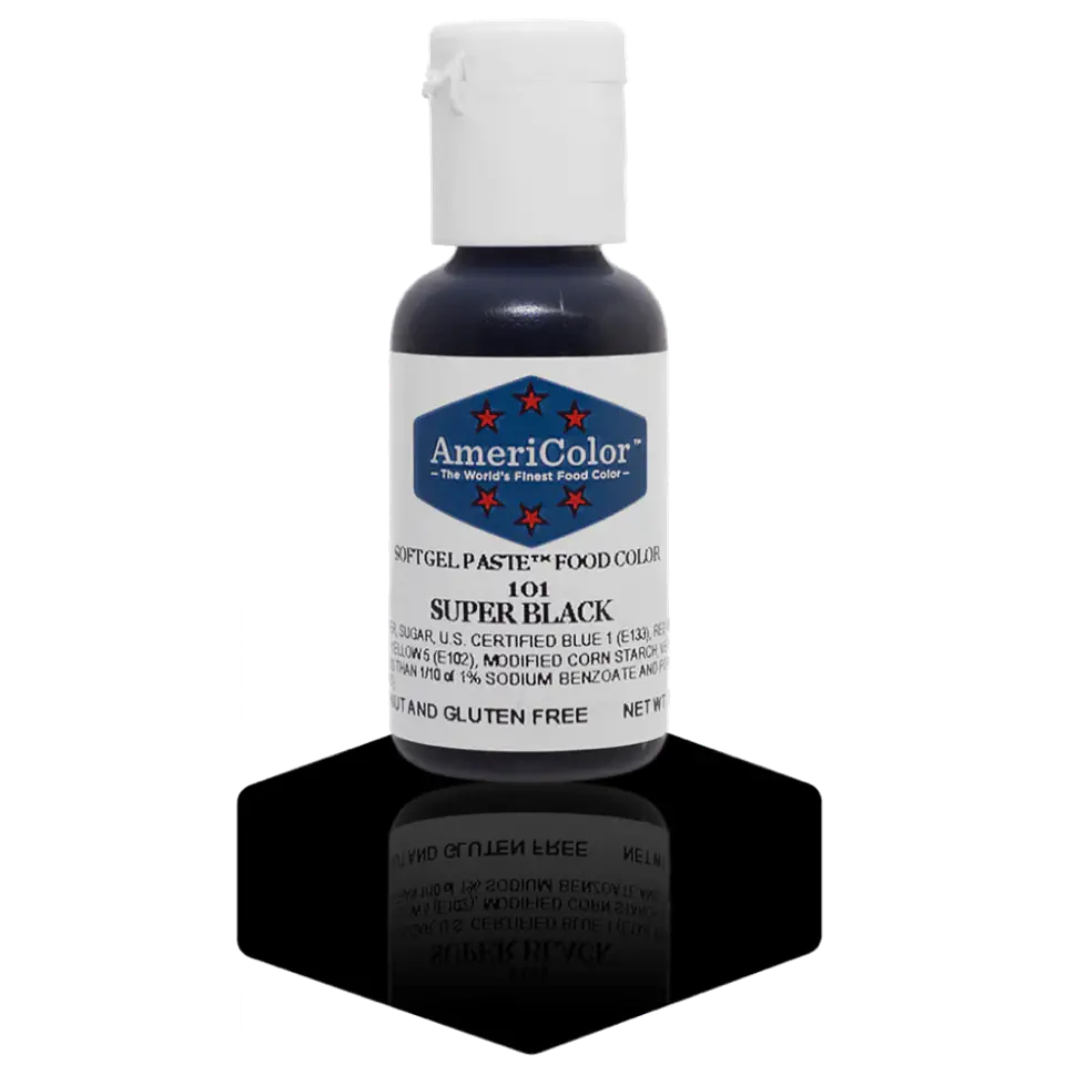 COLORANTE GEL 21GR AMERICOLOR · SUPER BLACK 1