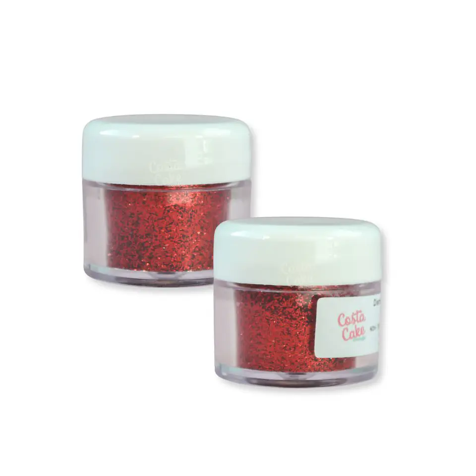 DIAMANTINA DECORACIÓN 5GR COSTA CAKE · ROJA 1